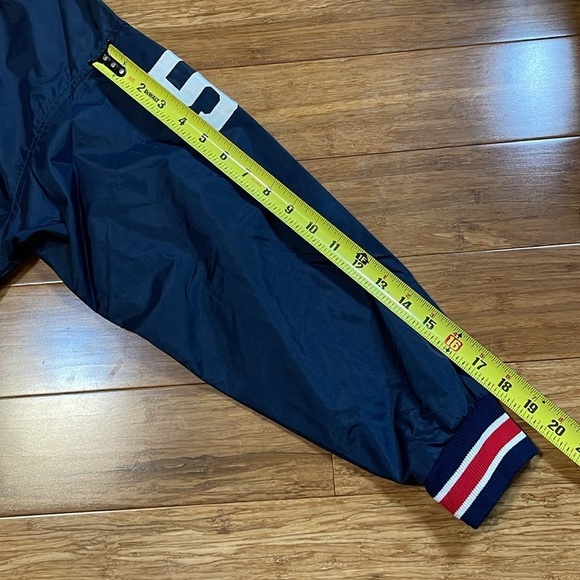 Bulldogs Uniforms Express Unisex Baseball Rain Pullover Windbreaker Size YXL - Picture 11 of 11